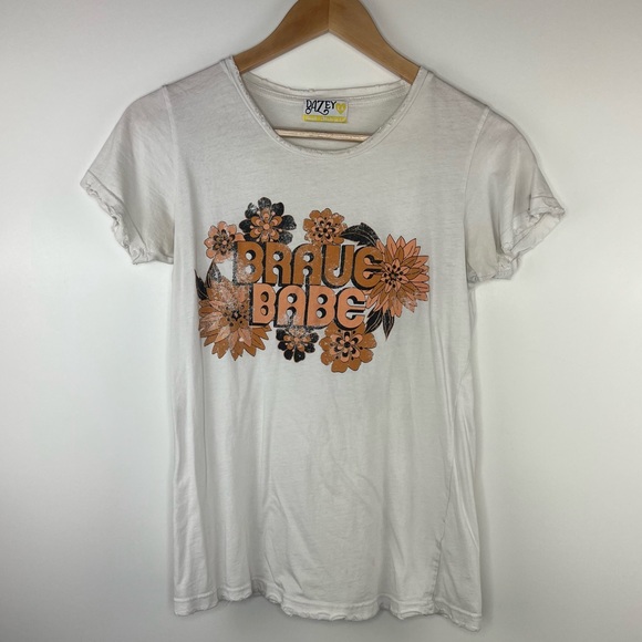 DAZEY LA Original Design Distressed Baby Tee - Picture 3 of 6